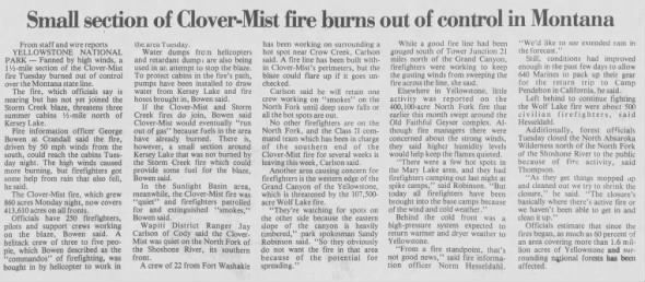 Clipping from Casper Star-Tribune